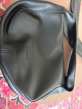 Melie Biianco Black Slouch Hobo Bag